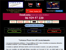 Tablet Screenshot of anelta.it